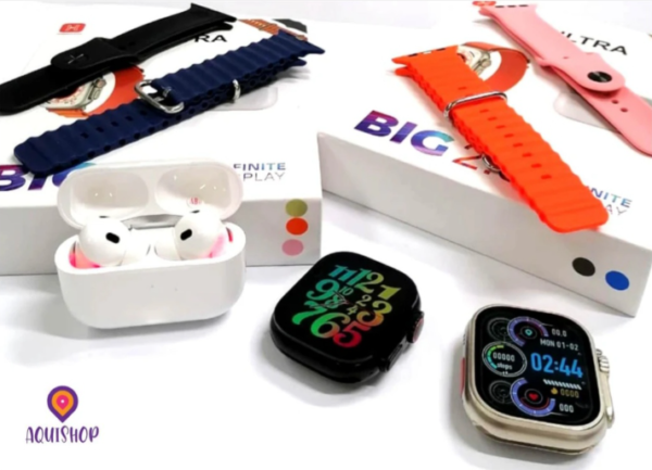 RELOJ SMARTWATCH Q10 DOBLE MANILLA CON AUDÍFONOS CALIDAD 9.99