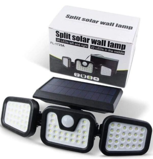 LÁMPARA PARA EXTERIORES CON PANEL SOLAR