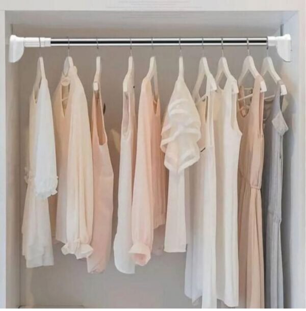 TUBO AJUSTABLE PARA CORTINAS ARMARIOS O TENDEROS DE ROPA - Image 3