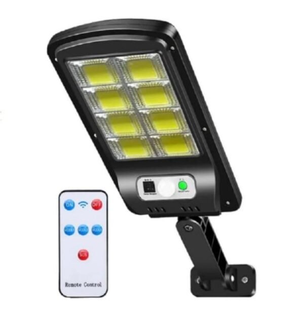 LÁMPARA 8 LED SOLAR CON CONTROL REMOTO ESPECIAL PARA EXTERIORES