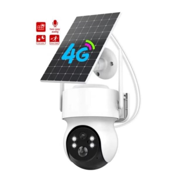 CÁMARA DE VIGILANCIA PARA EXTERIORES CON PANEL SOLAR Y SENSOR DE MOVIMIENTO