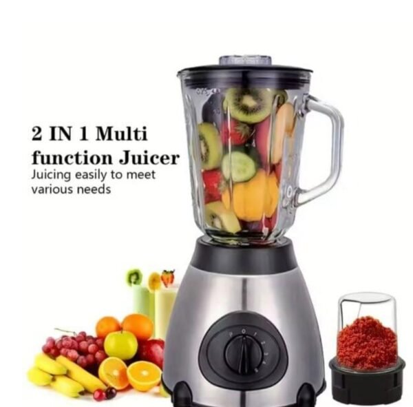 LICUADORA DOBLE VASO DE VIDRIO 2200W DE POTENCIA LITRO Y MEDIO