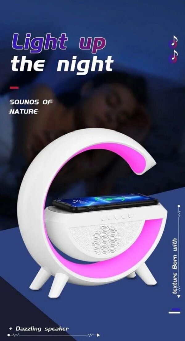 CARGADOR INALÁMBRICO CON LUCES RGB